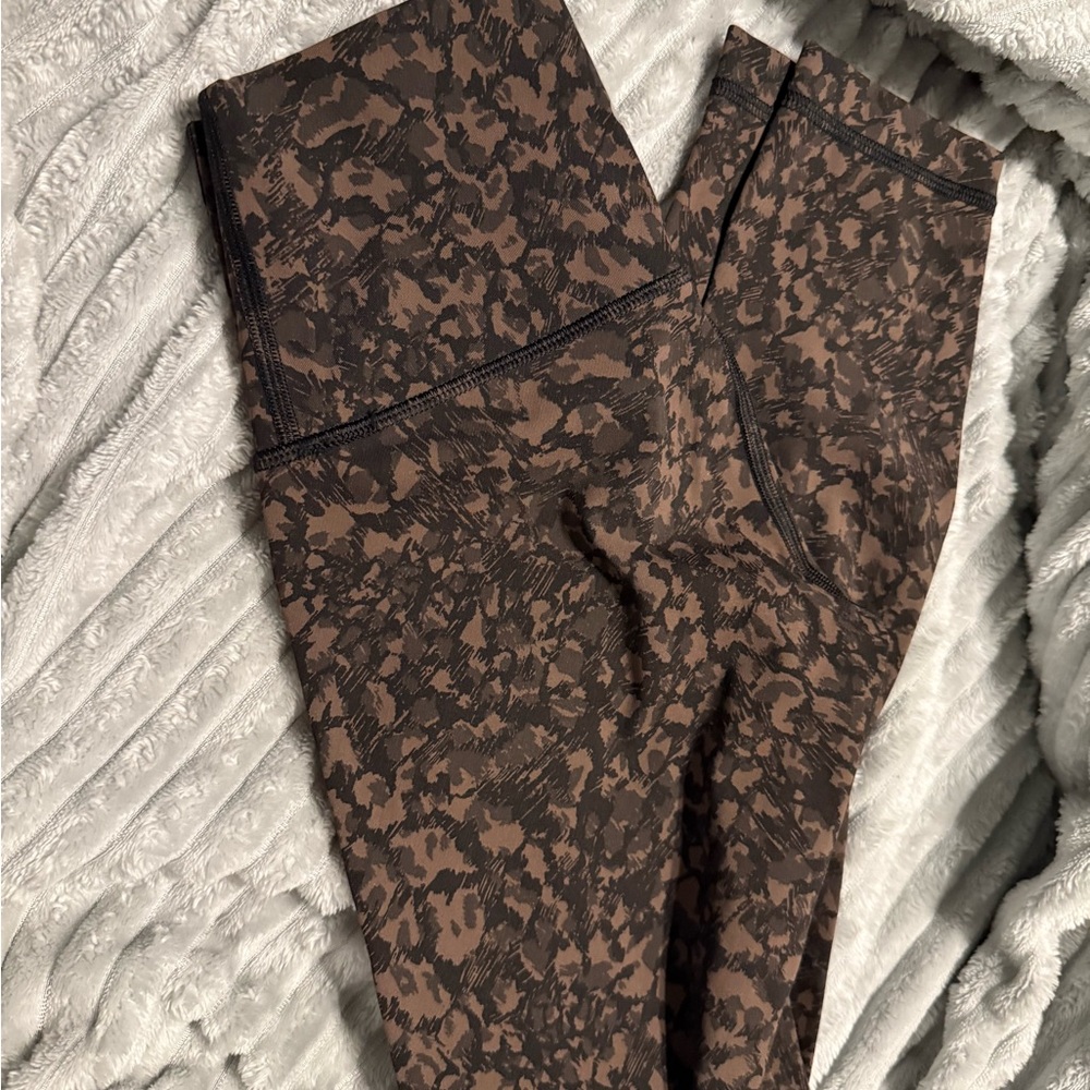 Lululemon Athletica Brown Textured Leggings